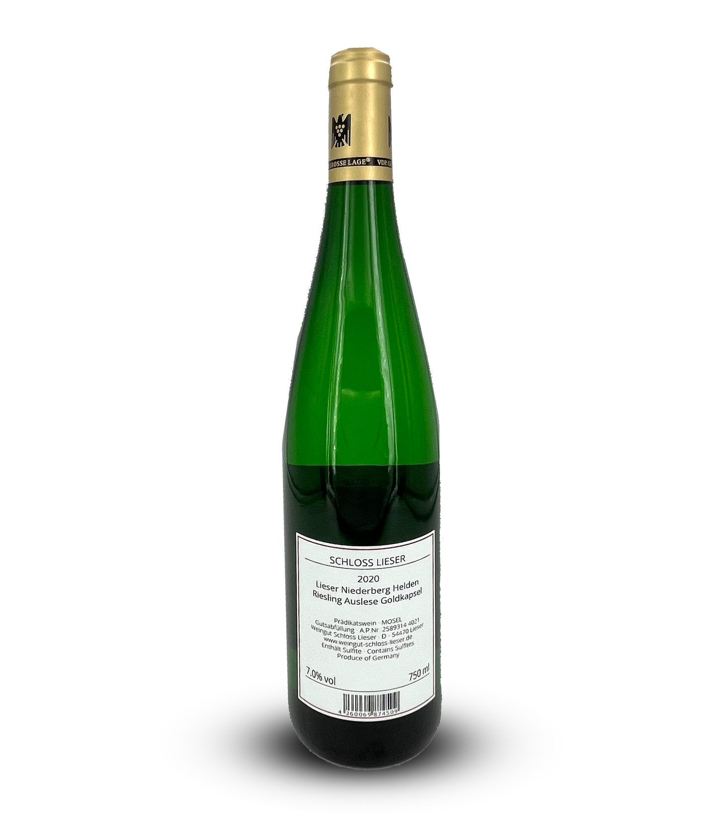 Weingut SCHLOSS LIESER 2020 Niederberg Helden Riesling Auslese Goldkapsel