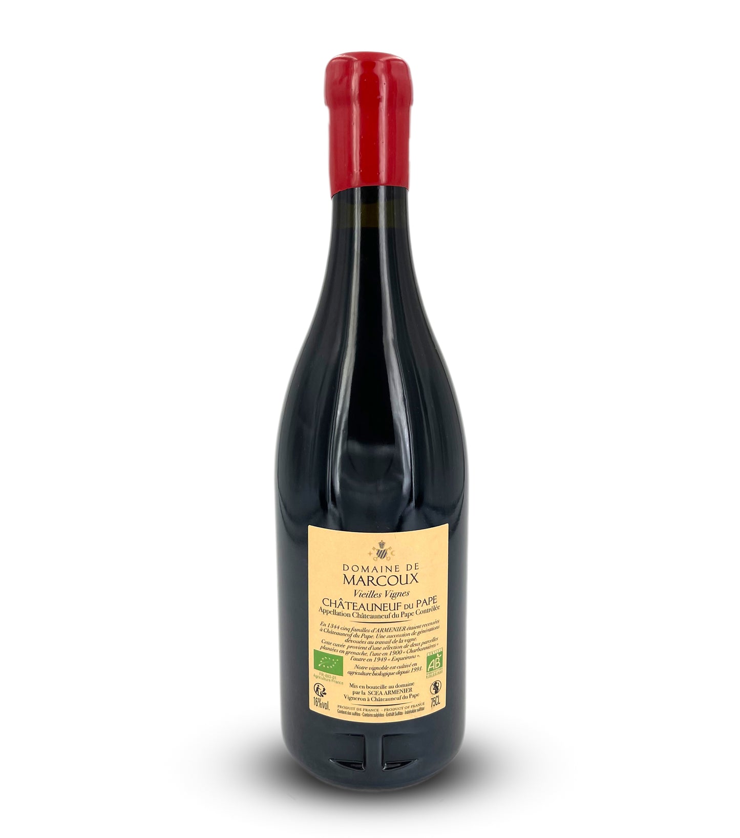 DOMAINE DE MARCOUX Chateauneuf du Pape Vieilles Vignes 2019