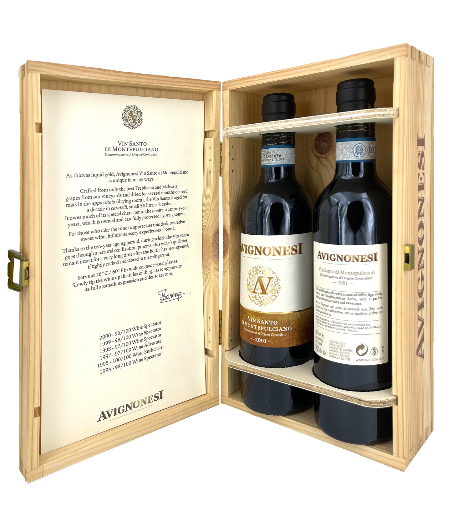 AVIGNONESI 2001 Vin Santo di Montepulciano in 2er OHK