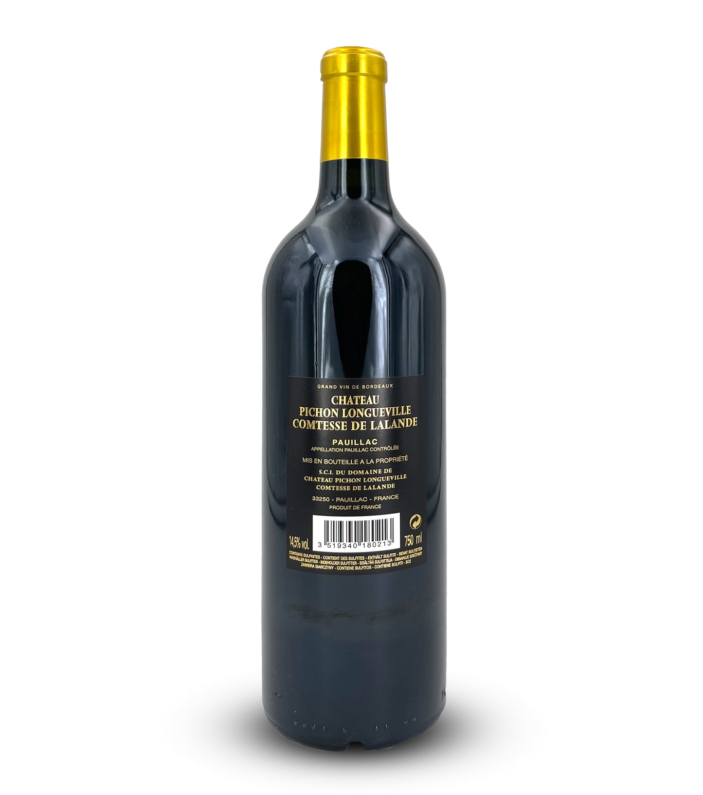 PICHON LONGUEVILLE-COMTESSE DE LALANDE 2018 2ème Cru Classé