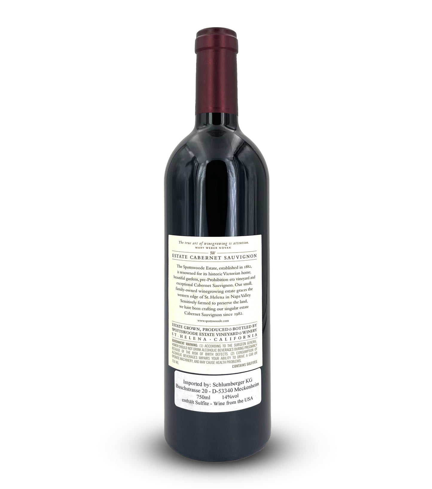 SPOTTSWOODE 2018 Cabernet Sauvignon
