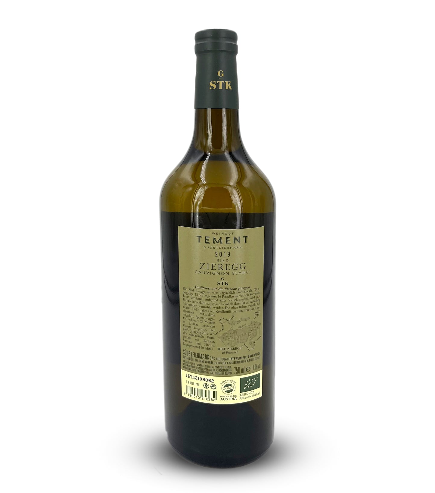 TEMENT  Ried Zieregg Sauvignon blanc 2019 Grosse STK Lage